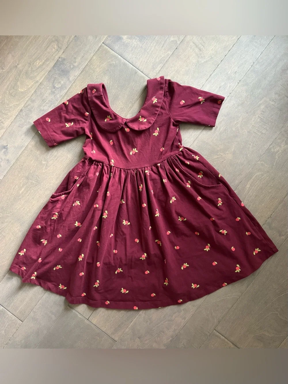Hanna Andersson Collared Skater Dress with Pockets